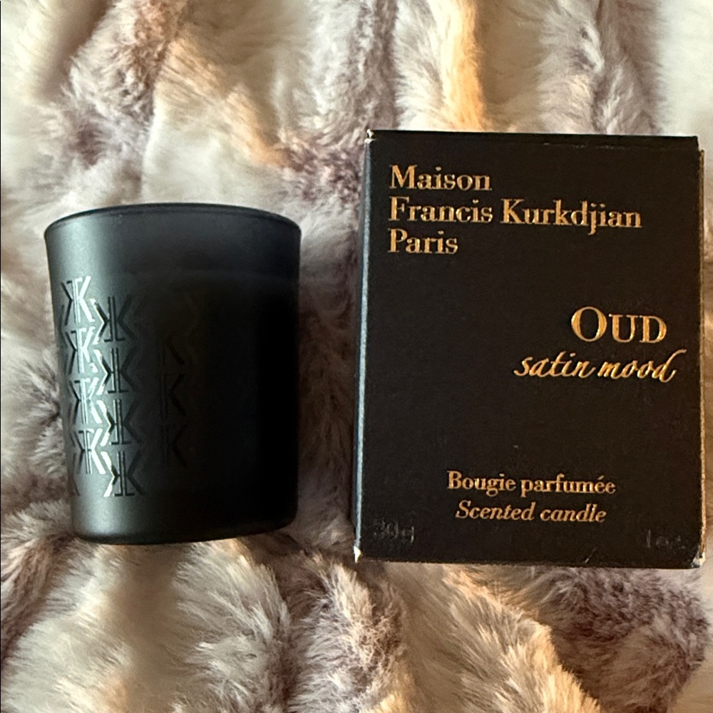 MFK Oud Satin Mood Mini Travel Candle - Picture 2 of 4